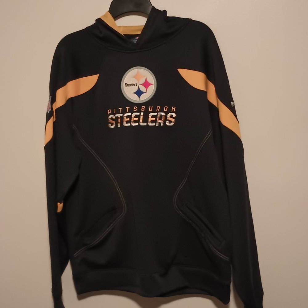 Pittsburgh Steelers NFL On Field Reebok 2011/12 Men's Pullover Hoodie Medium